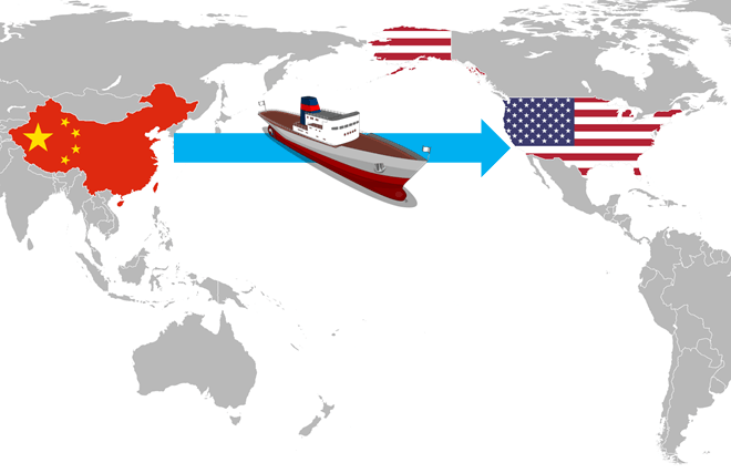 Envíos desde China a USA